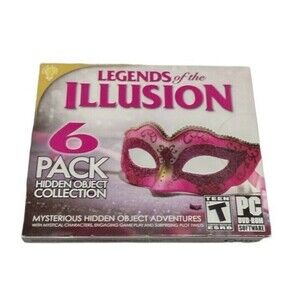 Legends Of The Illusion Mysterious Hidden Object Game 6 Pack PC DVD Rated T